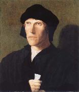 Lucas van Leyden A Man Aged Thirty-eight oil painting artist